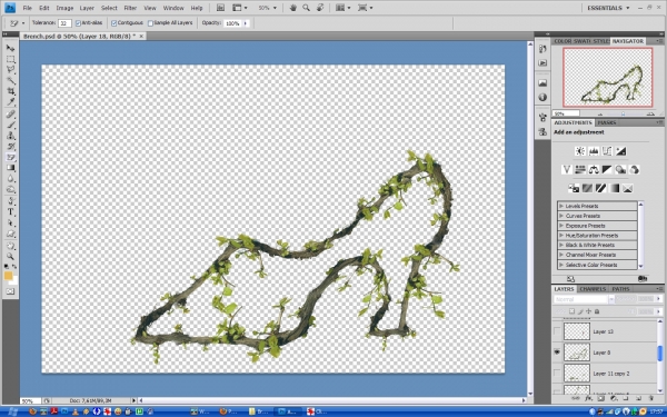 Creation of Branch: Step 7